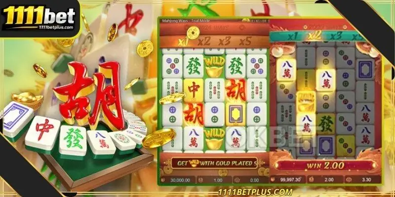 The vibrant interface displays traditional Chinese tiles across five reels