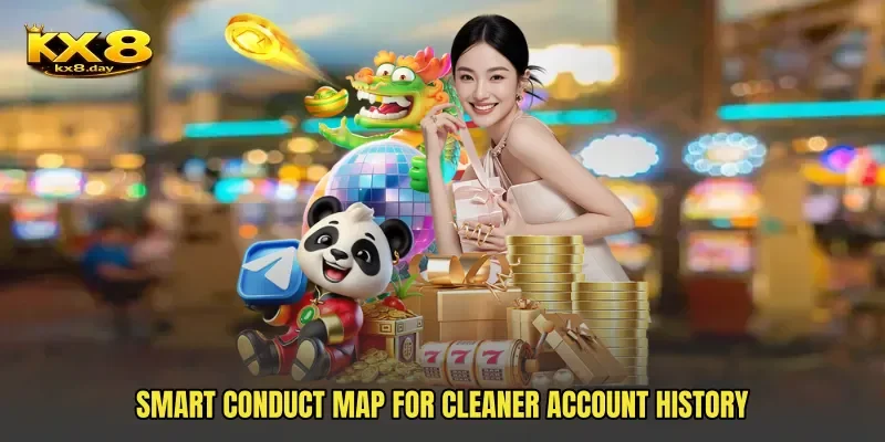 Smart conduct map for cleaner account history