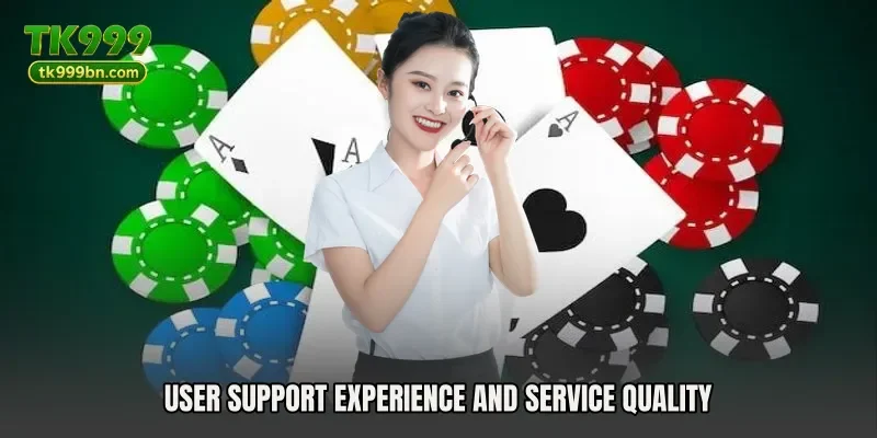 User support experience and service quality